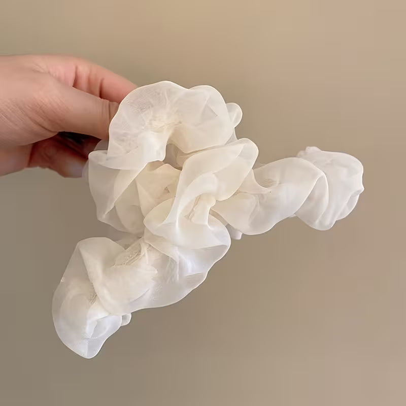 Hold Hair Claw Clip with Netted Shank for Braids, Ponytails, Buns.