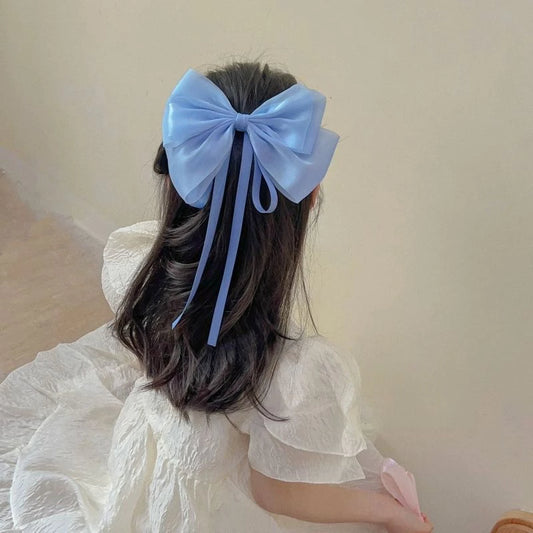 Multi-layer Bow Ribbon Hair Clip.
