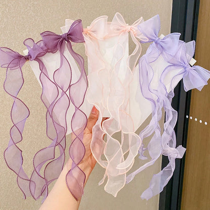 2pcs Bowknot Hair Accessory Hairclips.