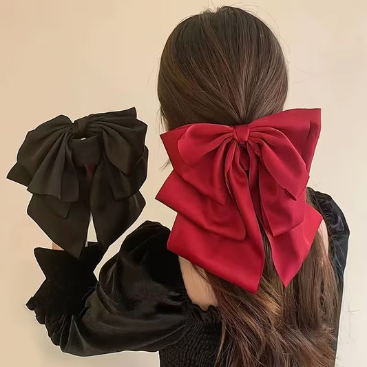 Single Large Princess Bow Hair Clip.