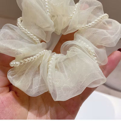 Sweet Organza Hair Ties, Versatile Hair Bands for Girls.