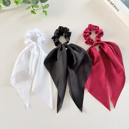2 pcs French-Style Hair Scrunchies & Ponytail Holders.