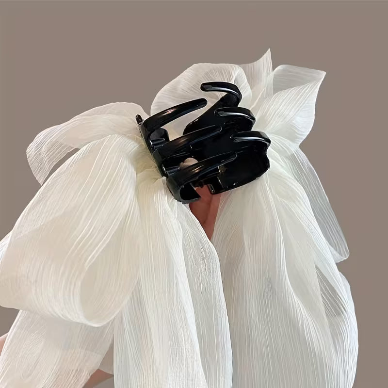 Single Large Elegant Bow Hair Clip