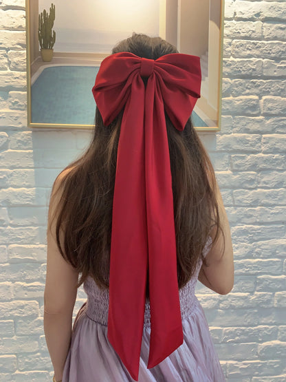 New Fashion Silk Barrette Bow Hair Clip for girls.