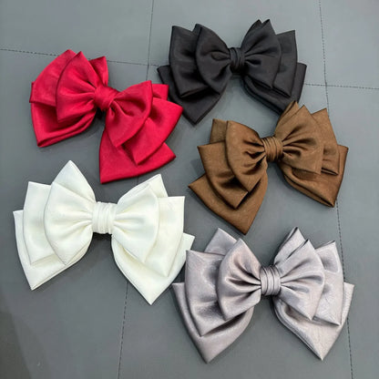 Fashion Gentle Extra Large Four-Layer Butterfly Knot Hair Clip.
