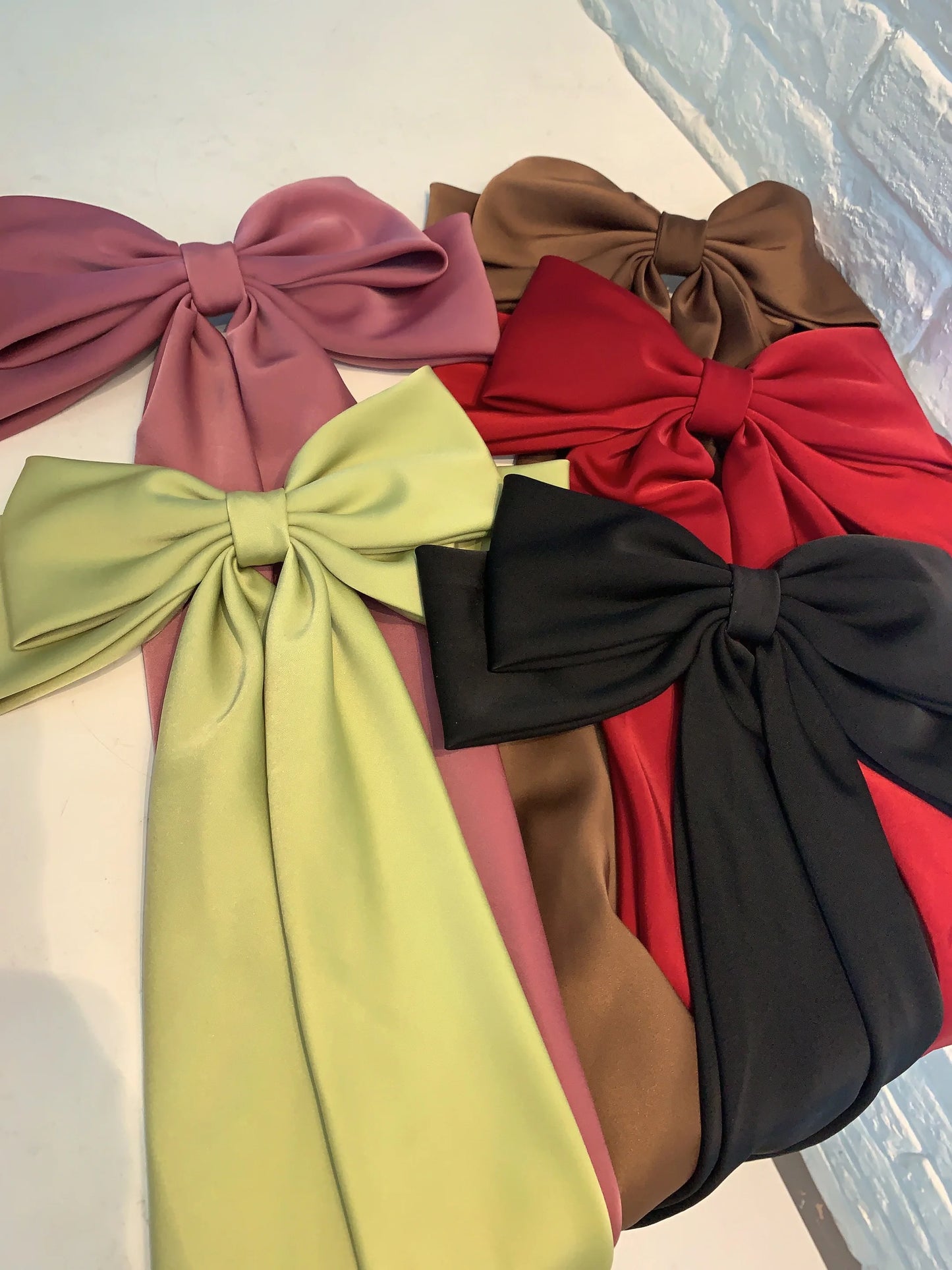 New Fashion Silk Barrette Bow Hair Clip for girls.