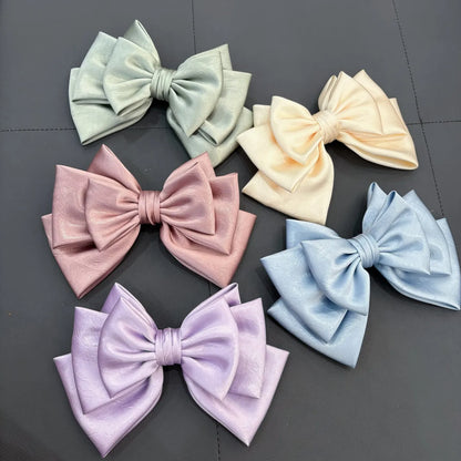 Fashion Gentle Extra Large Four-Layer Butterfly Knot Hair Clip.