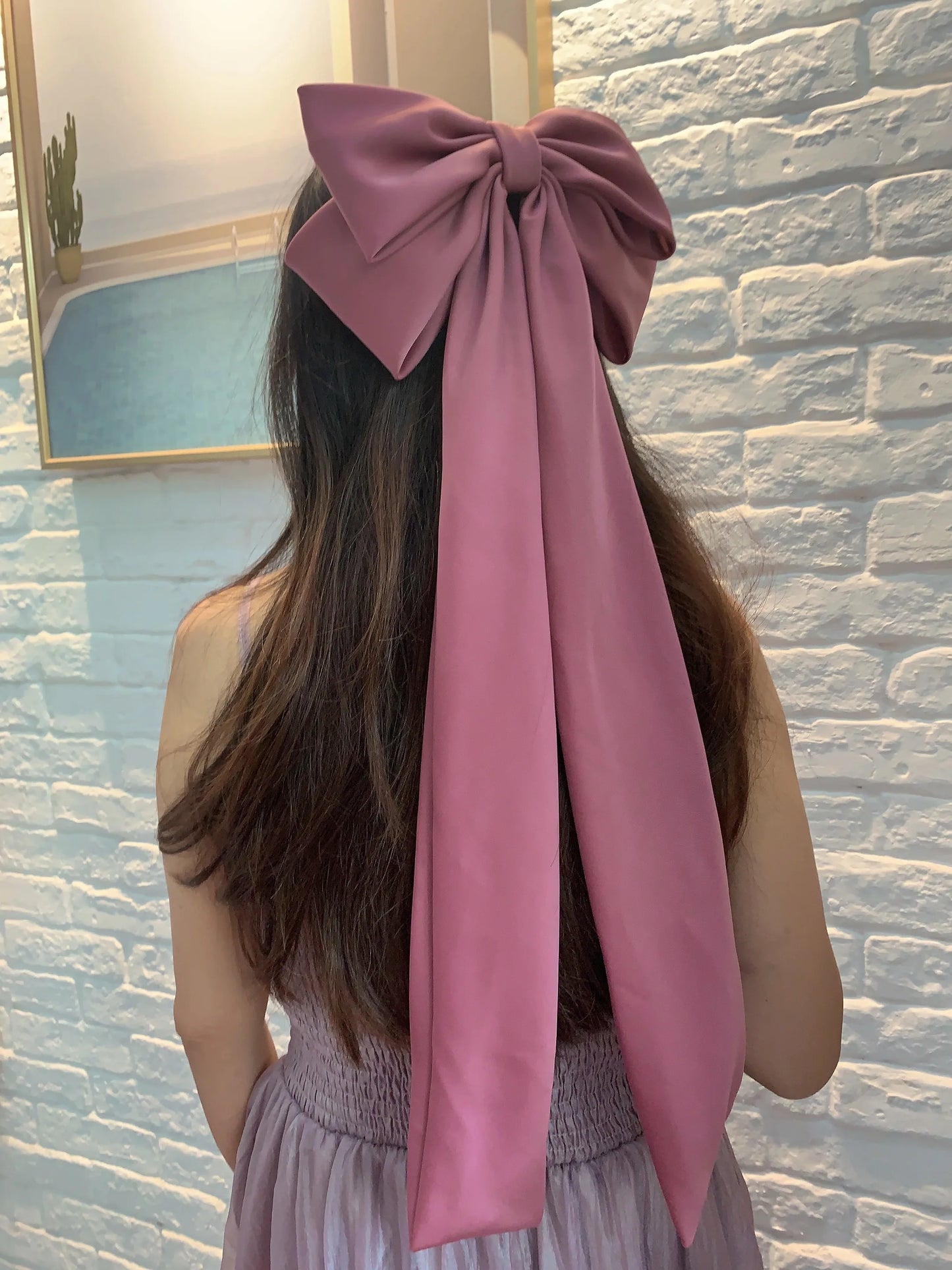 New Fashion Silk Barrette Bow Hair Clip for girls.
