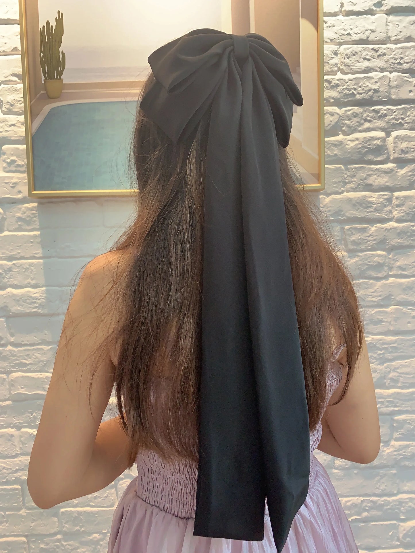 New Fashion Silk Barrette Bow Hair Clip for girls.