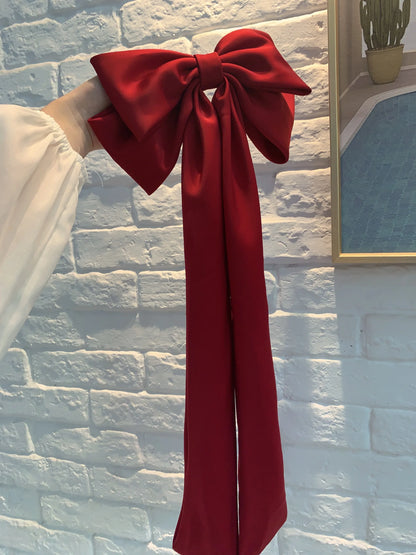 New Fashion Silk Barrette Bow Hair Clip for girls.