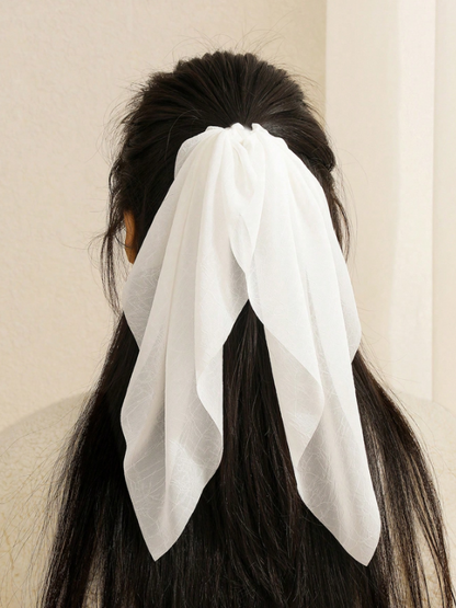 1pc Women's Detachable Ribbon Hair Tie.