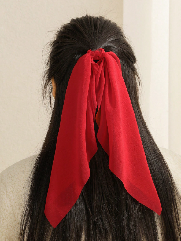 1pc Women's Detachable Ribbon Hair Tie.