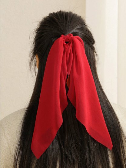 1pc Women's Detachable Ribbon Hair Tie.