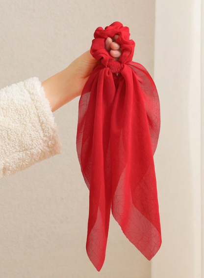 1pc Women's Detachable Ribbon Hair Tie.