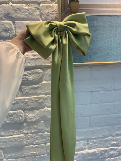 New Fashion Silk Barrette Bow Hair Clip for girls.