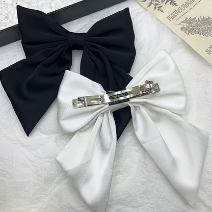 2pcs Women's Large Butterfly Bow Spring Clip Hair Accessory.