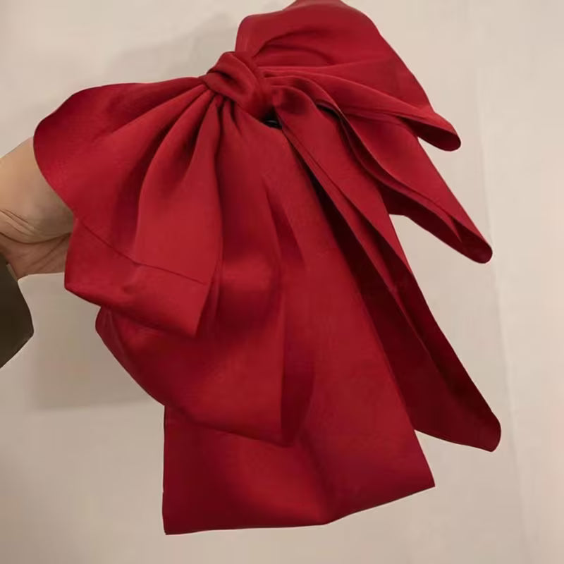 Single Large Princess Bow Hair Clip.