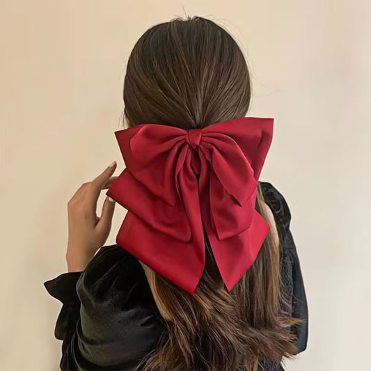 Single Large Princess Bow Hair Clip.