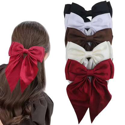 5PCS Multi-color Bow Hair Clip.