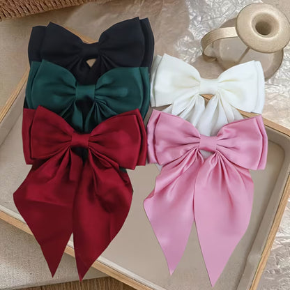 5PCS Multi-color Bow Hair Clip.