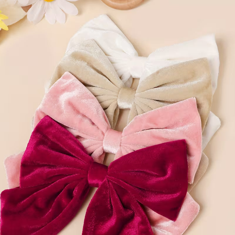 Velvet Bow Hair Clip with Bow.