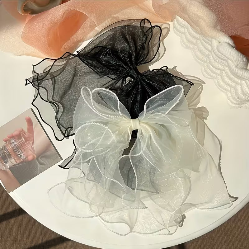 New Style Organza Bow Hair Clip.