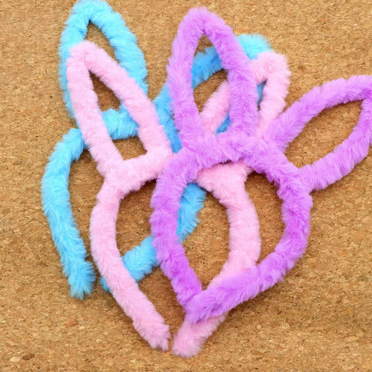 1pc Cute Velvetl Bunny Ear Hair Band.