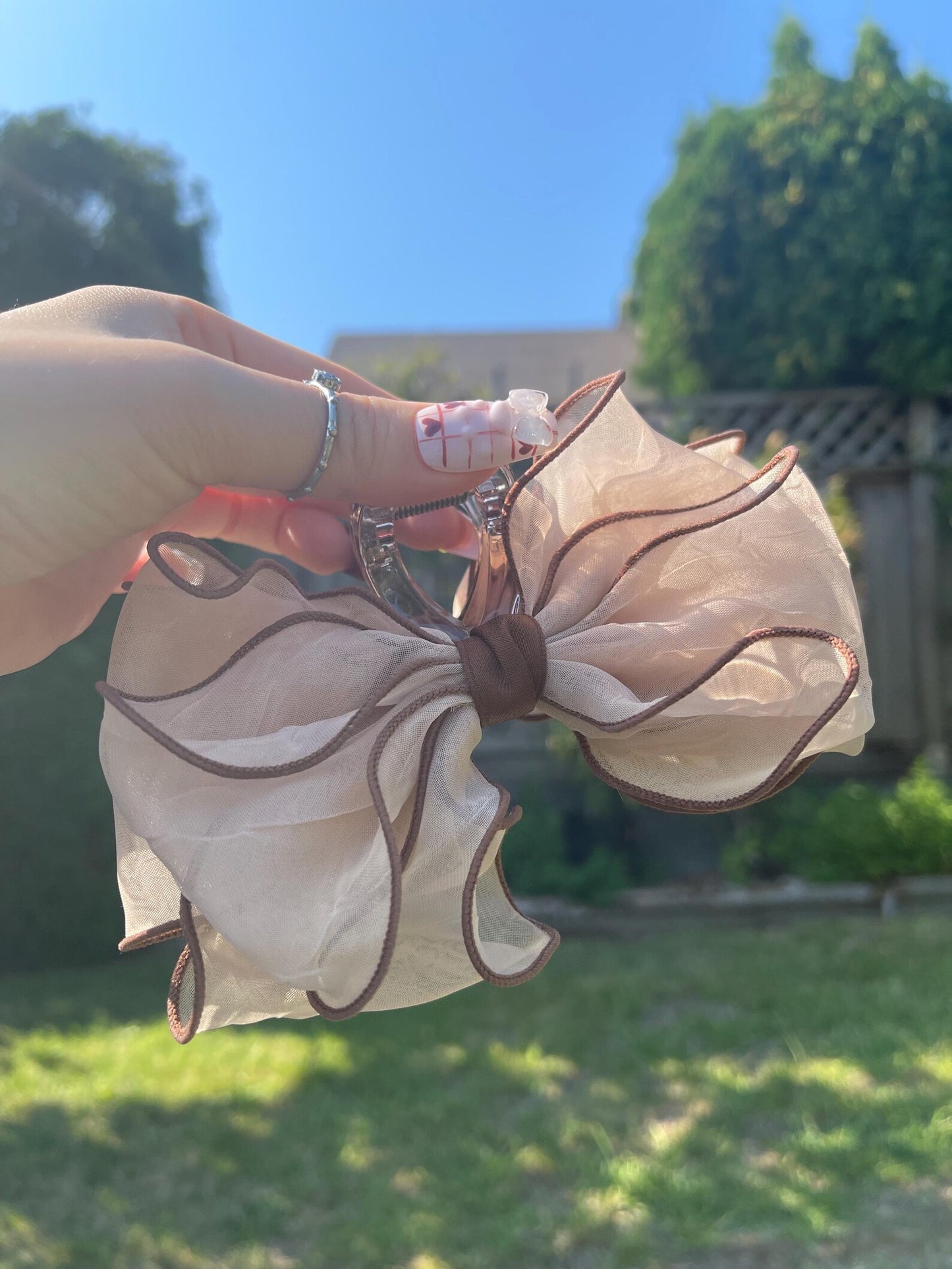 Butterfly knot Bow hair Claws.