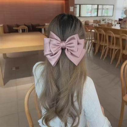 Fashion Gentle Extra Large Four-Layer Butterfly Knot Hair Clip.