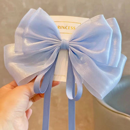 Multi-layer Bow Ribbon Hair Clip.